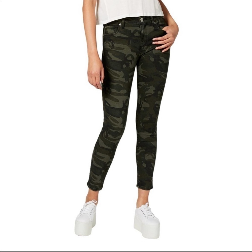 STS Blue Camo Ellie High Rise Ankle Jeans